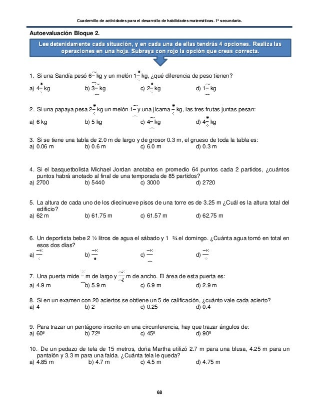 Problemas De Matematicas Para Secundaria Con Respuestas - Descargar Manual