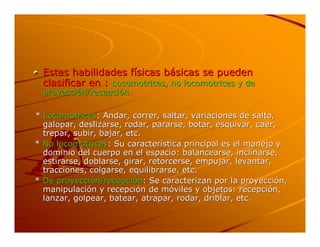 Habilidadesmotrices Jaimerojas