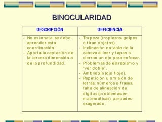 BINOCULARIDAD 