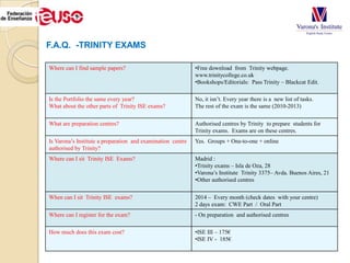 Trinity Task Form Habilitacion profesores bilingues comunidad de madrid | PPSX