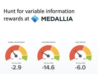 Hunt	
  for	
  variable	
  information	
   
rewards	
  at
 