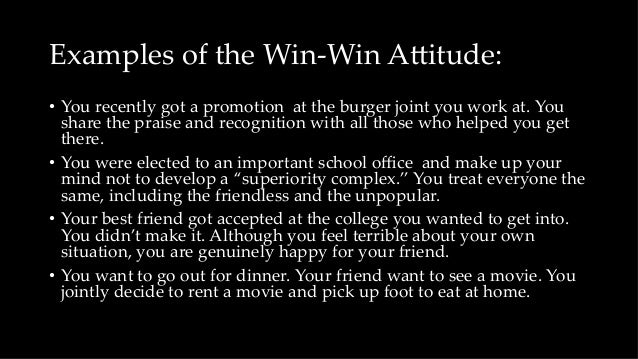 Habit 4 Think Win Win Anisha S Habit 4 Think Win Win Anisha S