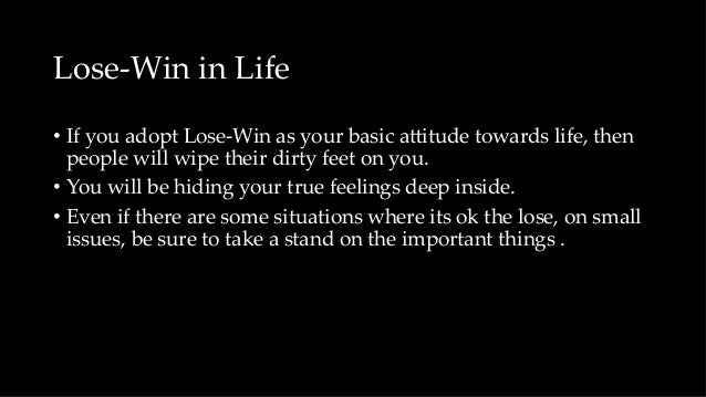 Habit 4 Think Win Win Anisha S Habit 4 Think Win Win Anisha S