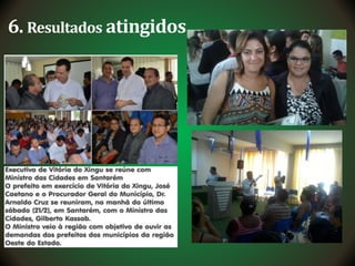 6. Resultados atingidos
 