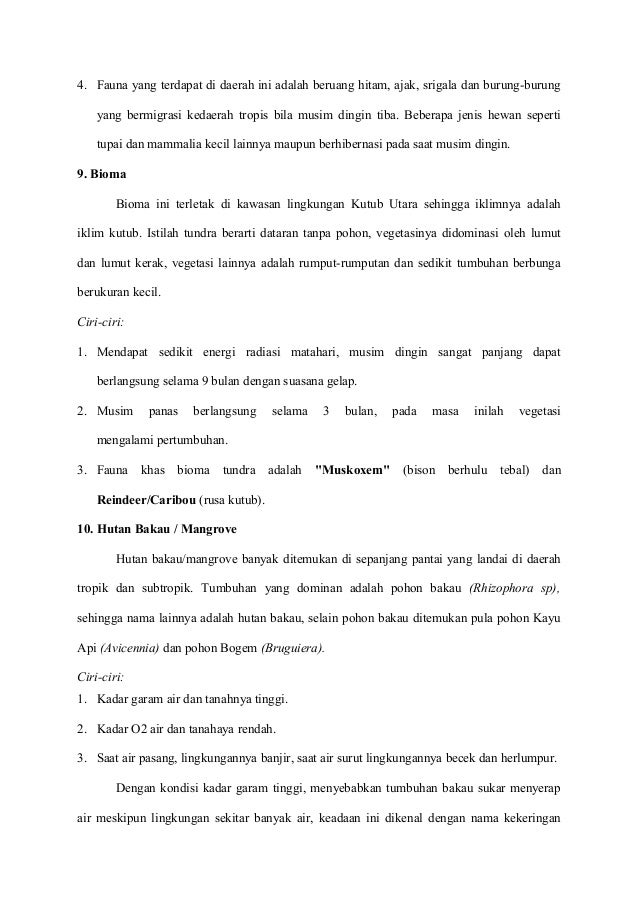 Habitat dan ekosistem Habitat dan ekosistem