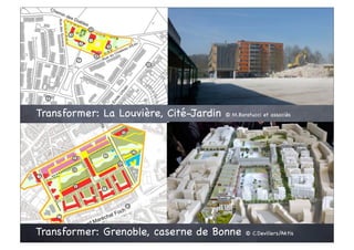 Transformer: La Louvière, Cité-Jardin   © M.Baratucci et associés




Transformer: Grenoble, caserne de Bonne        © C.Devillers/Aktis
 