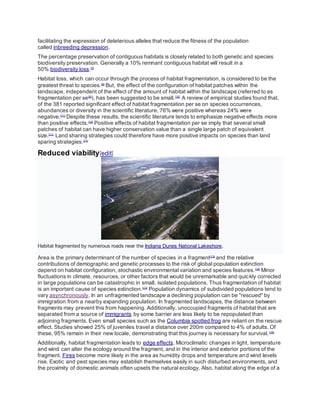 Habitat fragmentation | DOCX