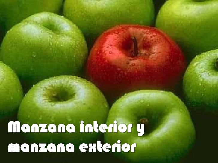 Manzana Interior y exterior