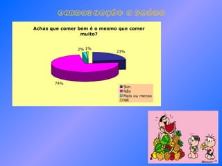 ALIMENTAÇÃO E SAÚDE 