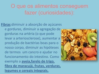 Habitos alimentares e prevenção de doenças