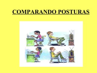 COMPARANDO POSTURAS
 