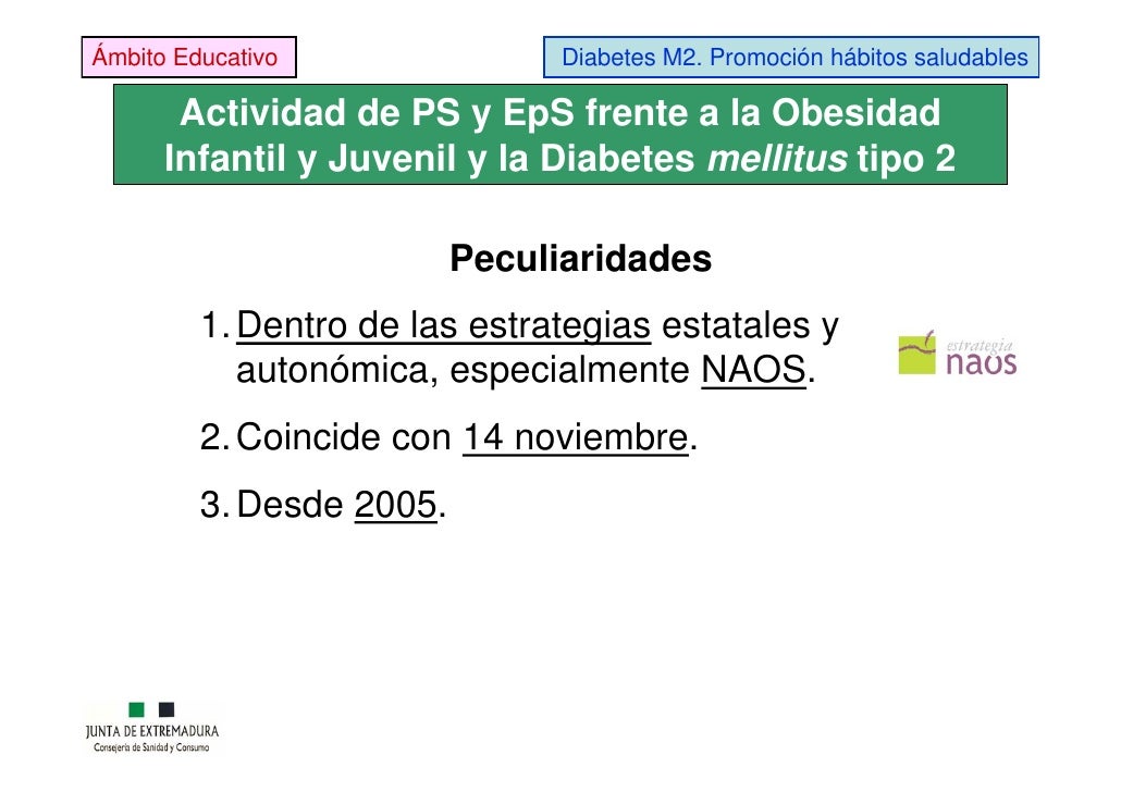 Promoción de hábitos saludables para la prevención de la Promoción de hábitos saludables para la prevención de la