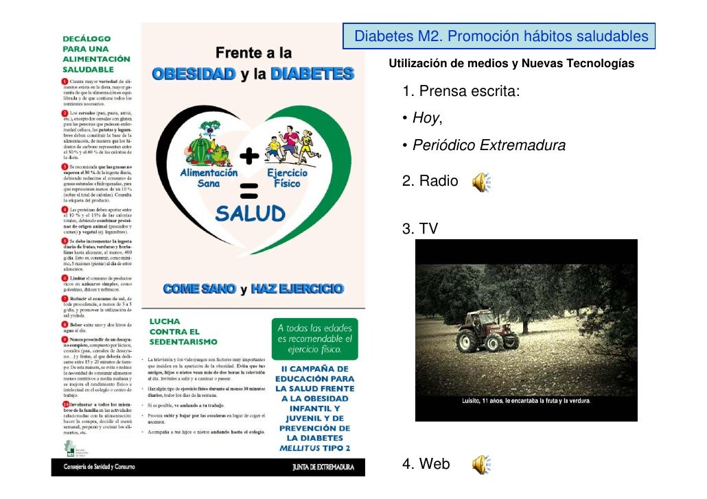 ... para la prevención de la Diabetes Mellitus y sus complicaciones