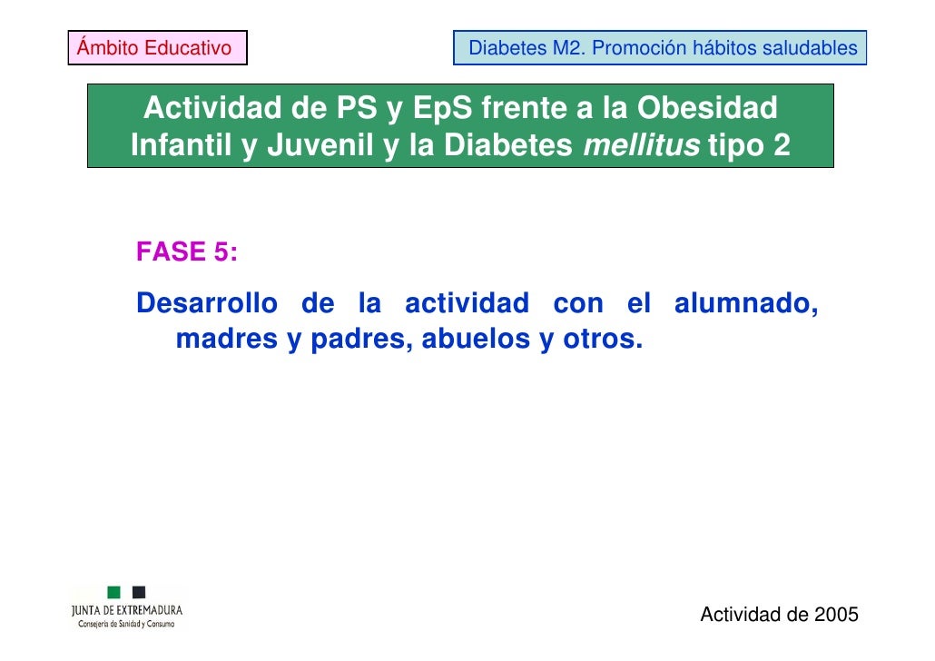Promoción de hábitos saludables para la prevención de la Promoción de hábitos saludables para la prevención de la