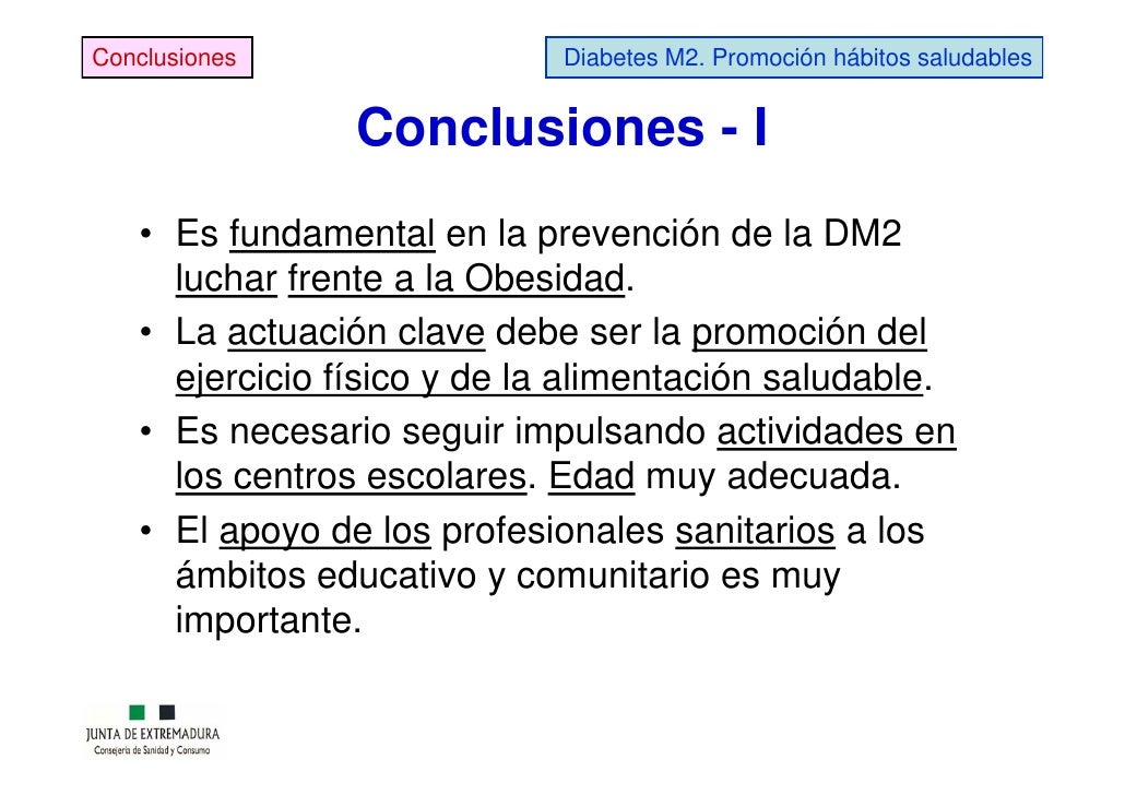 Promoción de hábitos saludables para la prevención de la Promoción de hábitos saludables para la prevención de la