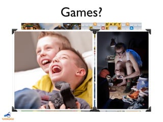 Games?
Entertainment Software Association (2012)
 