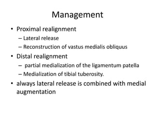 Habitual dislocation of patella | PPTX