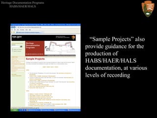 HABS, HAER, and HALS Recording | PPT