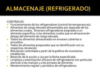 SUPERVISIÓN CRÍTICA DEL PUNTO DE CONTROL Y CUSTODIA DE REGISTRO