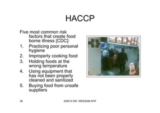HACCP by Dr. Wessam Atif | PDF