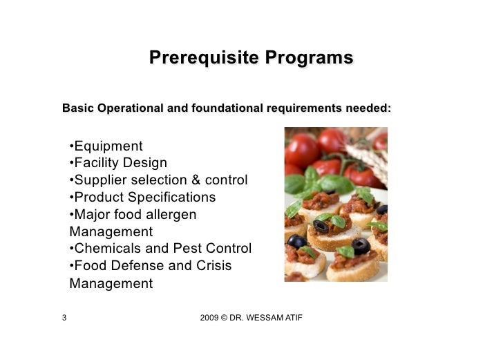 HACCP by Dr. Wessam Atif