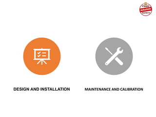 DESIGN AND INSTALLATION MAINTENANCE AND CALIBRATION
 