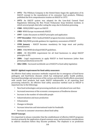 HACCP hazard analysis and critical control points | PDF