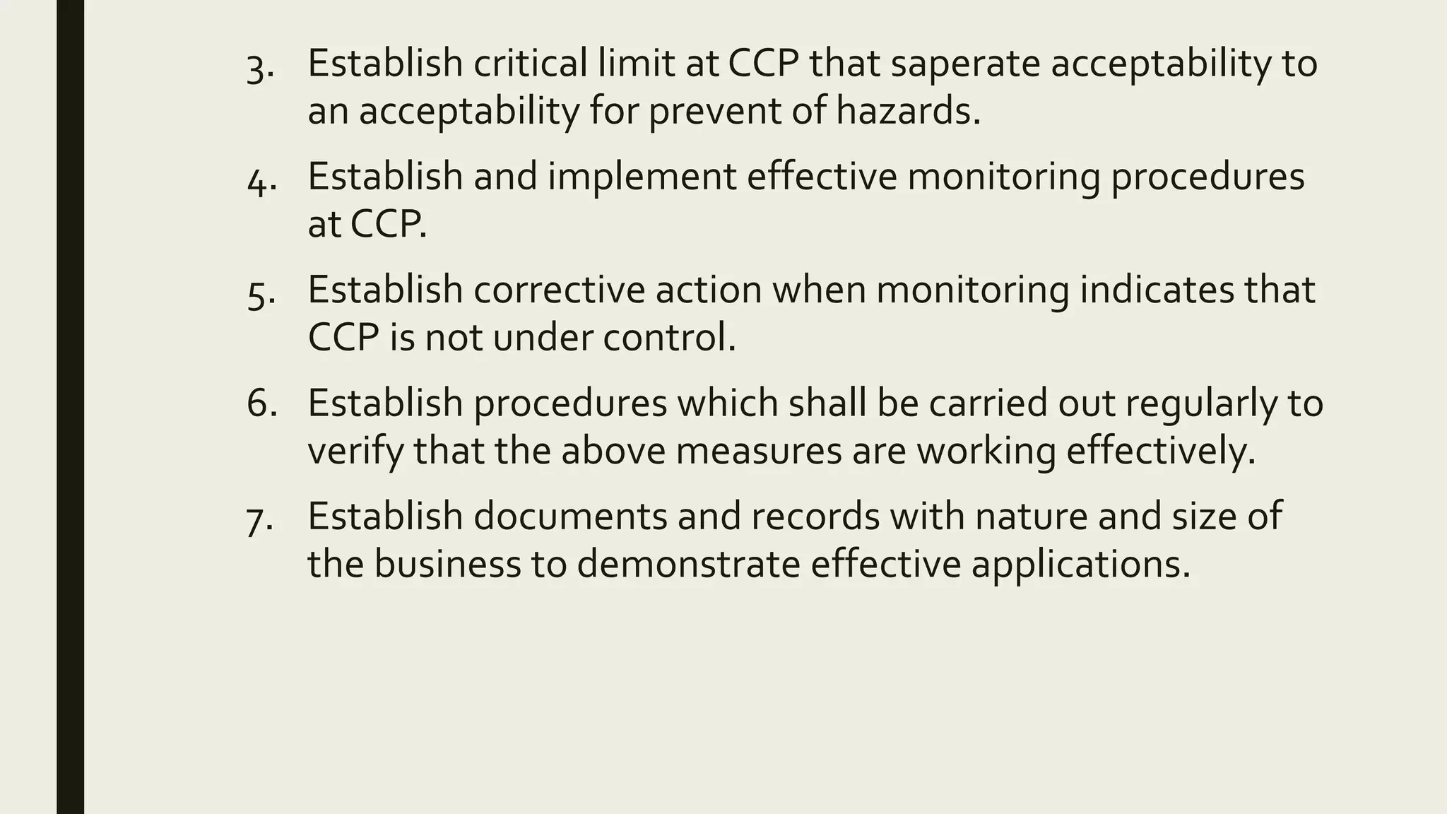 Haccp hazard analysis and critical control point salman | PPTX
