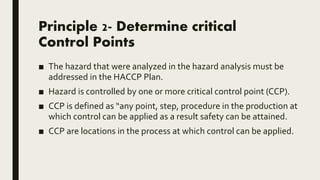 Haccp hazard analysis and critical control point salman | PPTX