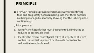 Haccp hazard analysis and critical control point salman | PPTX