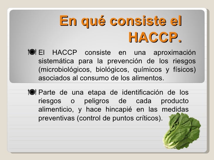Que Es Haccp En Alimentos _ ¿Qué es el sistema HACCP? – JAENEA