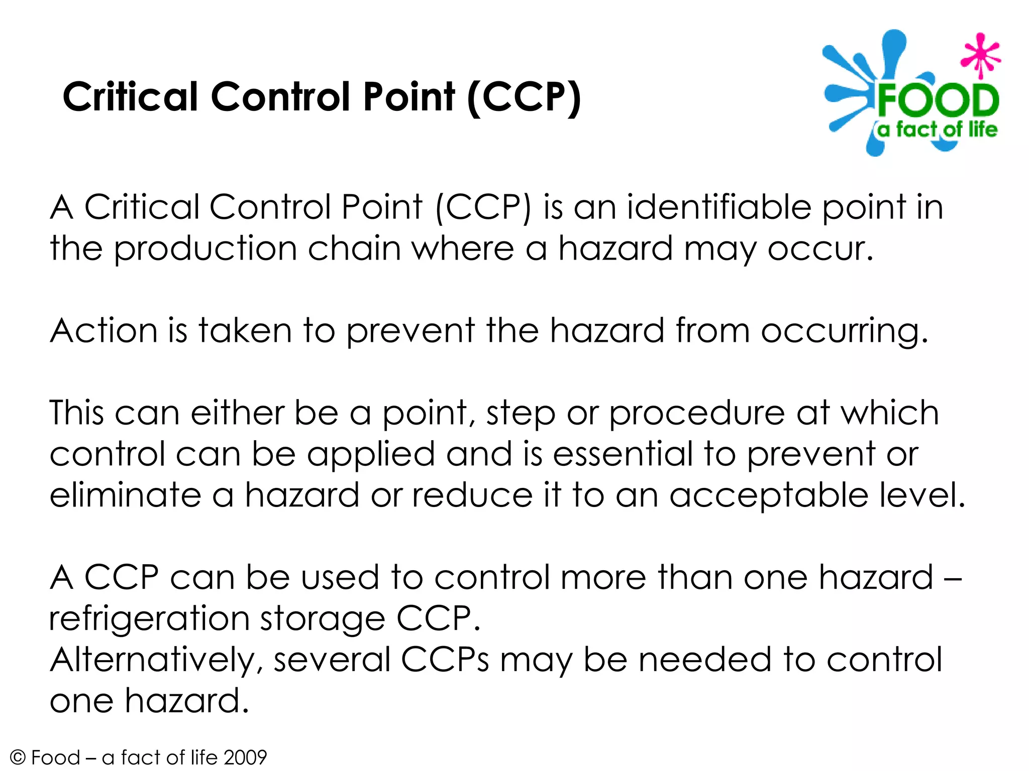 Haccp and food safety | PDF