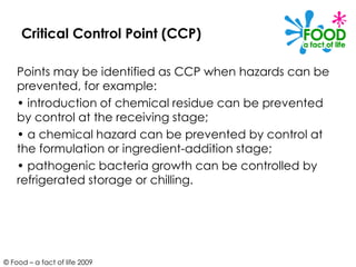 Haccp and food safety | PDF