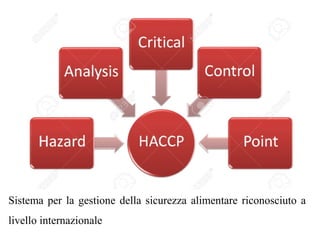 Sistema per la gestione della sicurezza alimentare riconosciuto a
livello internazionale
 