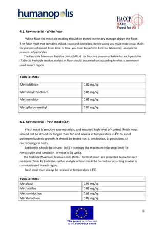 Haccp case study | PDF