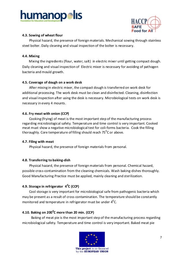 Haccp plan for pasteurized milk image
