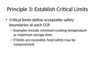 GROUP 3: HACCP and Food Safety Management Main focus: Prevention system ...