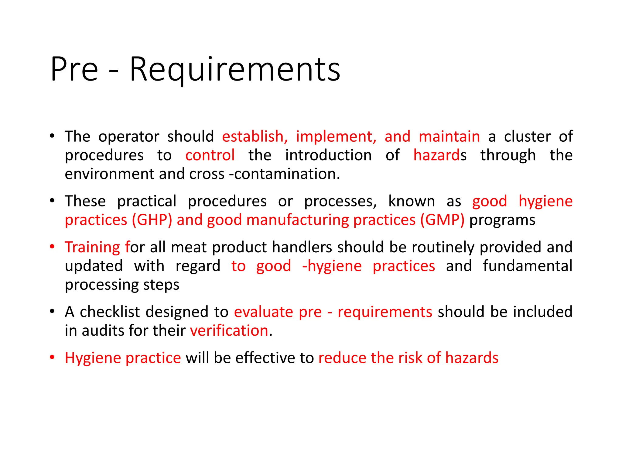haccp,good manufacturing practice .sanitation | PDF