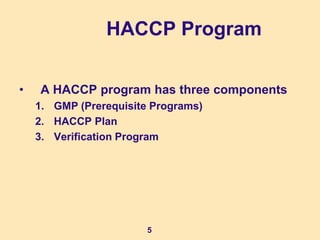 HACCP & GMP training | PDF