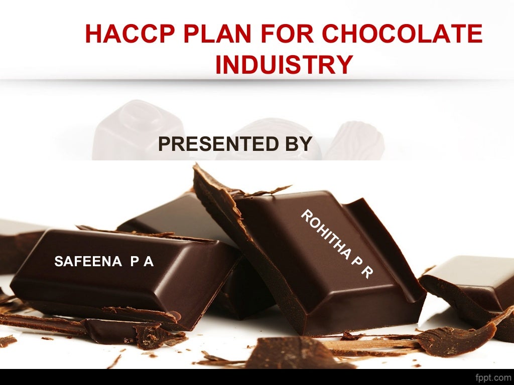 Haccp plan in chocolate