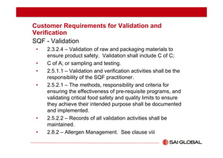 Validation and Verification of HACCP Plans - Webinar Presentation | PDF