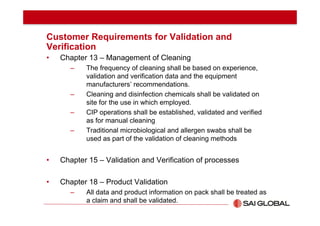 Validation and Verification of HACCP Plans - Webinar Presentation | PDF