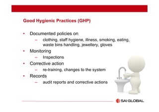 Validation and Verification of HACCP Plans - Webinar Presentation | PDF