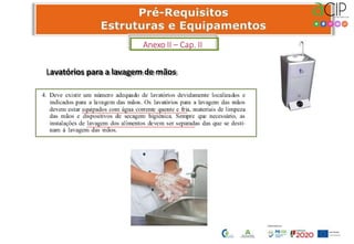 Lavatórios para a lavagem de mãos
Anexo II – Cap. II
 