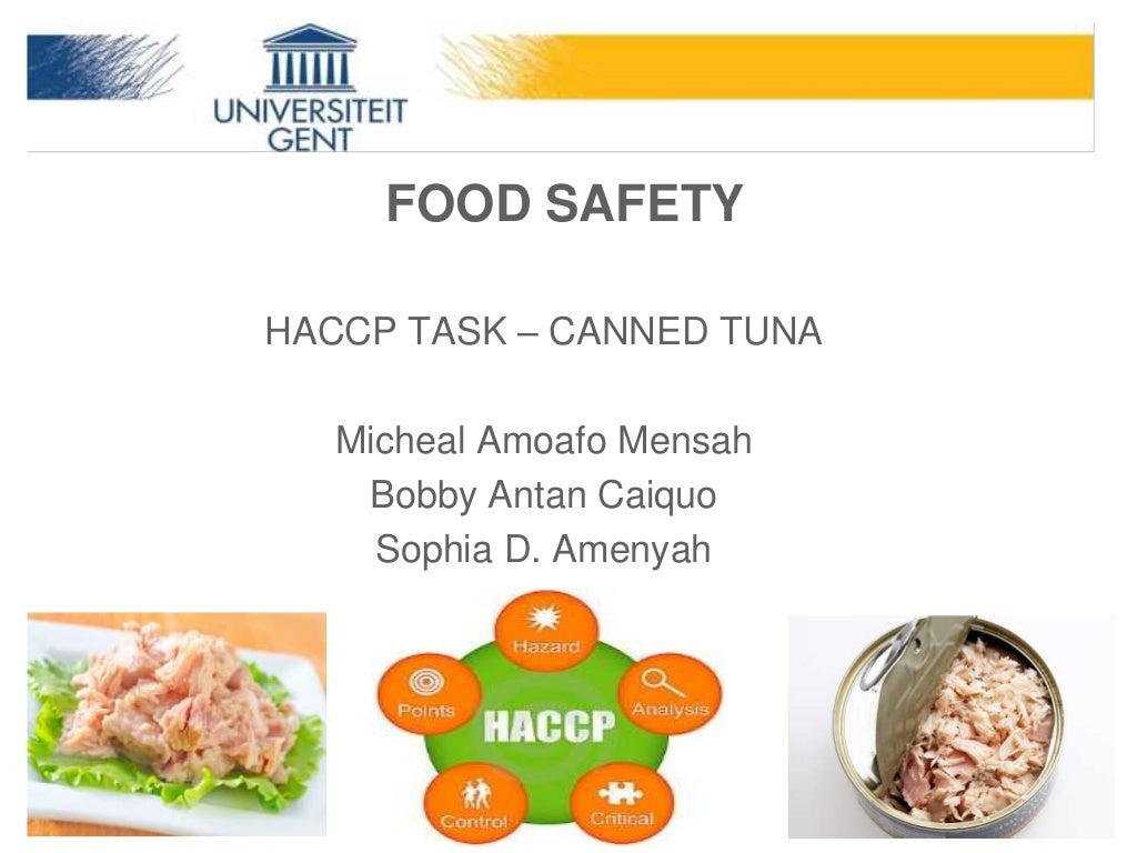 HACCP Canned Tuna