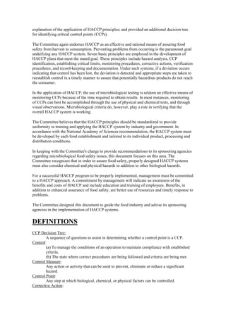 Haccp Principles And Application Guidelines Docx