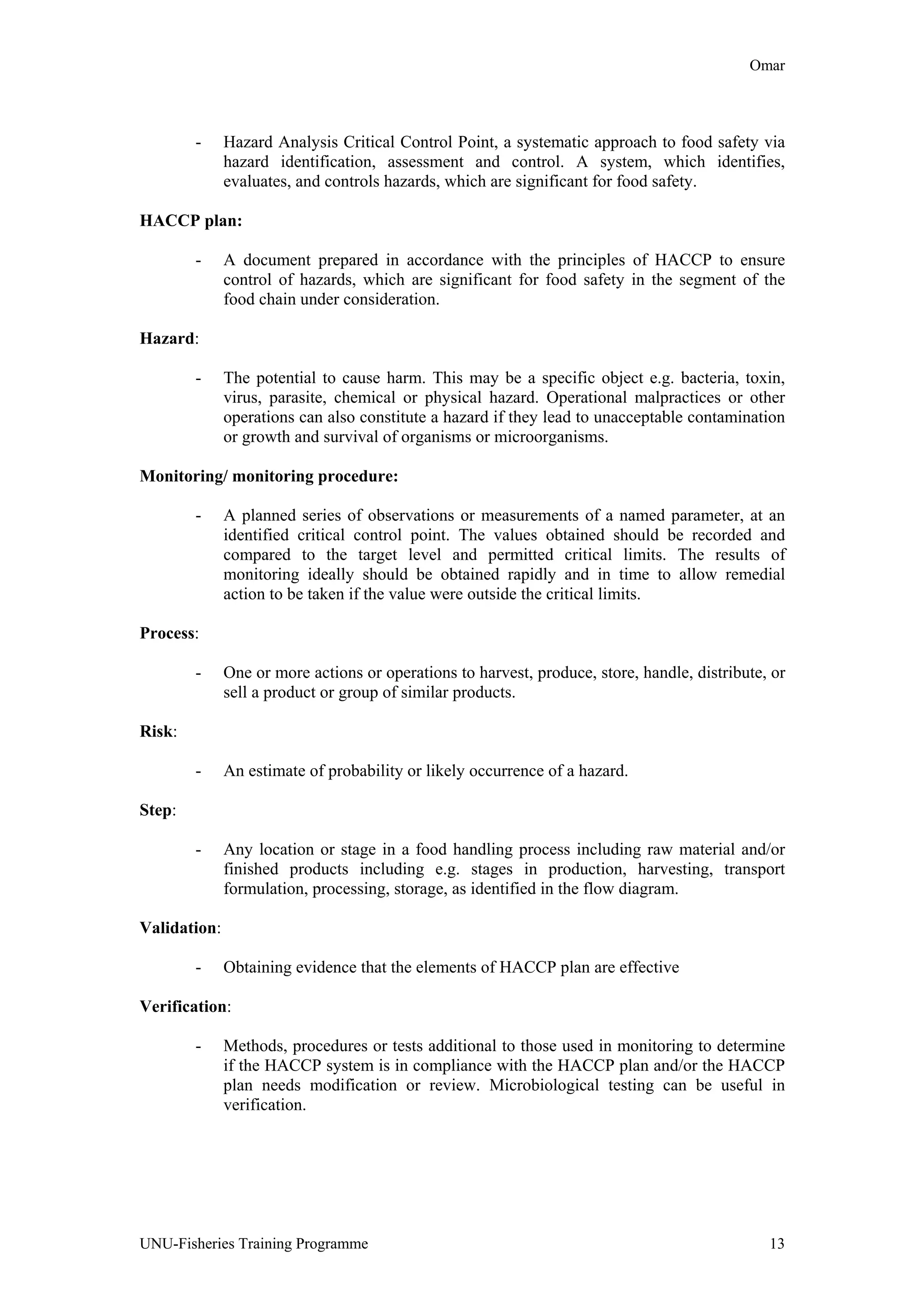Haccp training | PDF