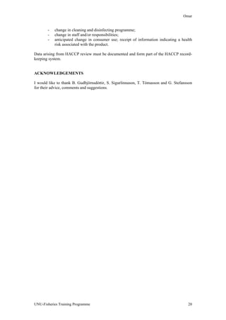 Haccp training | PDF