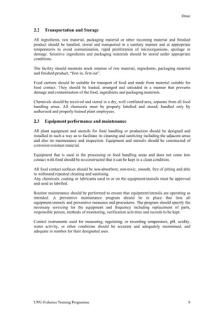 Haccp training | PDF