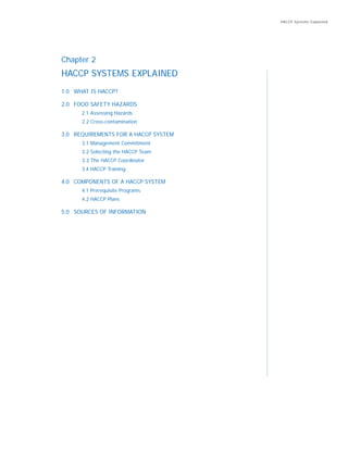 Haccp training | PDF